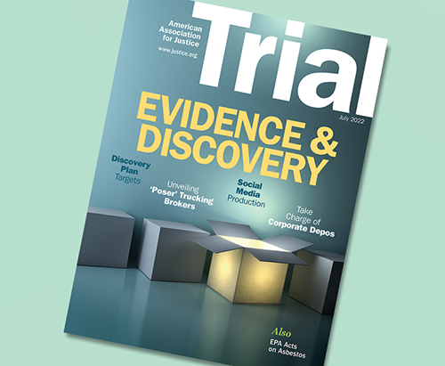 July 2022 Trial cover Evidence and Discovery